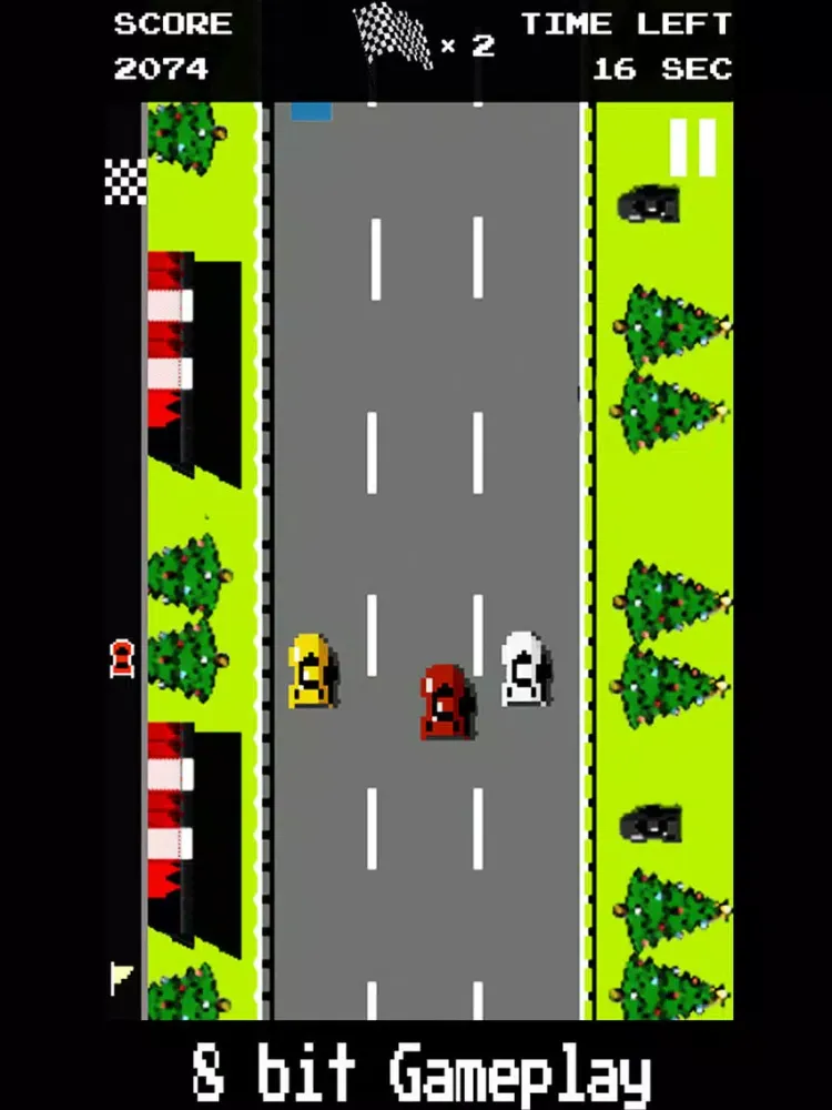 Ảnh chụp màn hình của Road Racer Retro iPad 
