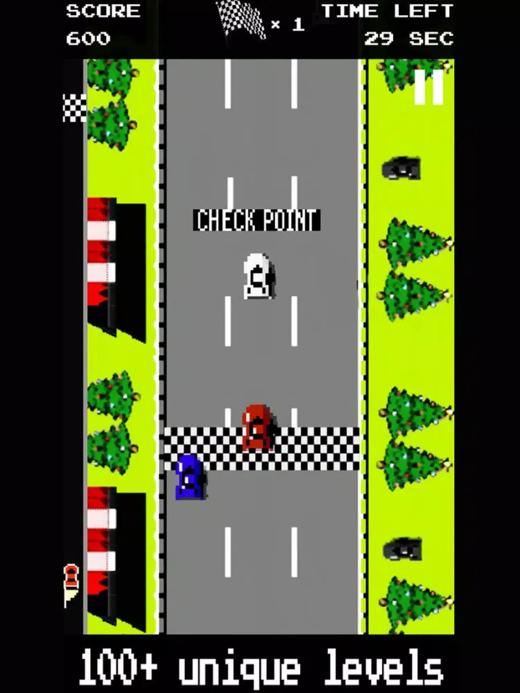 Ảnh chụp màn hình của Road Racer Retro iPad 