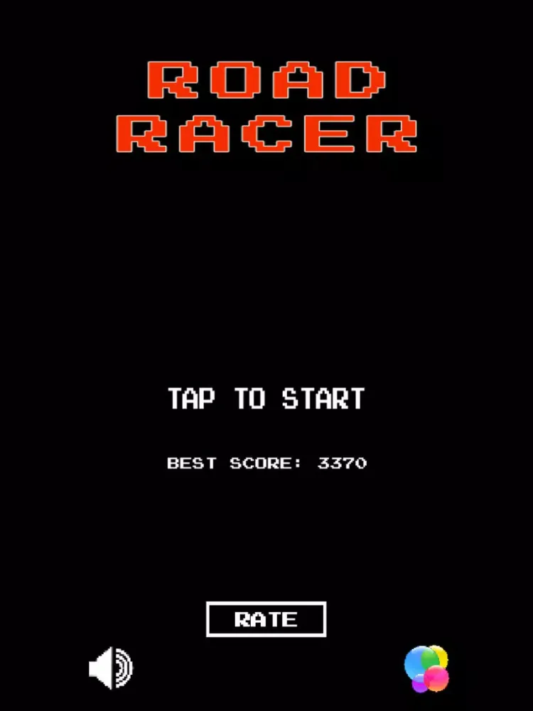 Ảnh chụp màn hình của Road Racer Retro iPad 