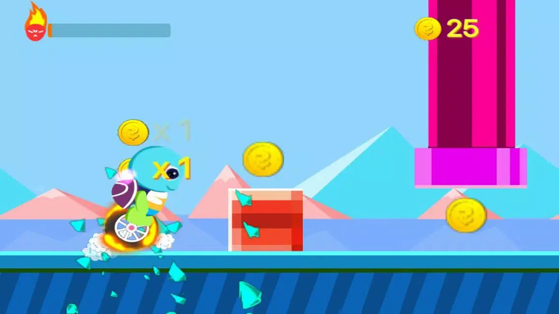 Tangkapan layar turtler jump-The easiest run adventure Parkour gam