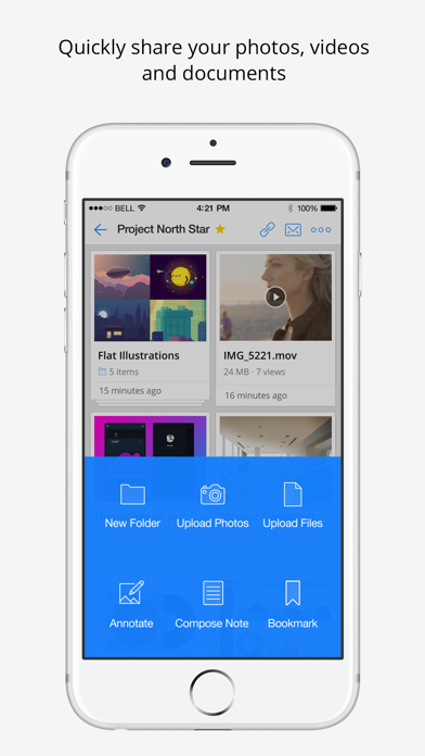 Ảnh chụp màn hình của Jumpshare: Secure File Sharing