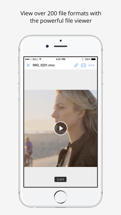 Ảnh chụp màn hình của Jumpshare: Secure File Sharing