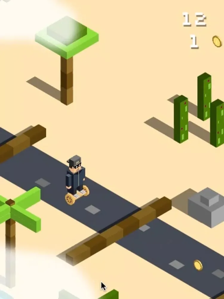 Jumpy Desert : Hovercraft Adventures in Wild West iPad  Screenshots