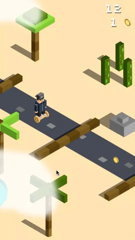 Jumpy Desert : Hovercraft Adventures in Wild West Screenshots