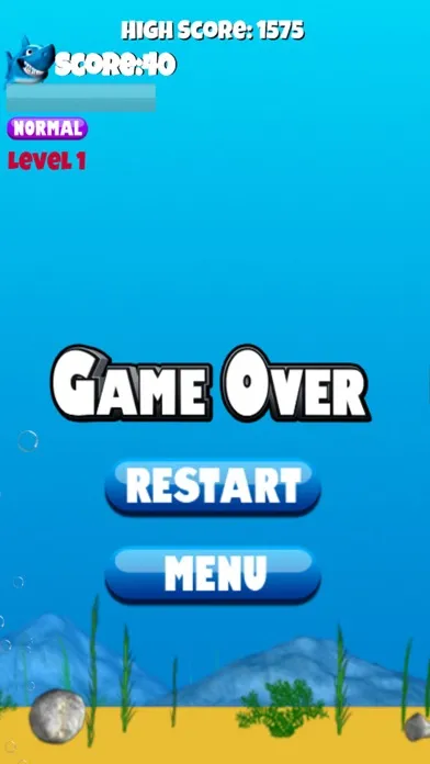 Jumpy Shark - Underwater Action Game For Kids স্ক্রিনশট