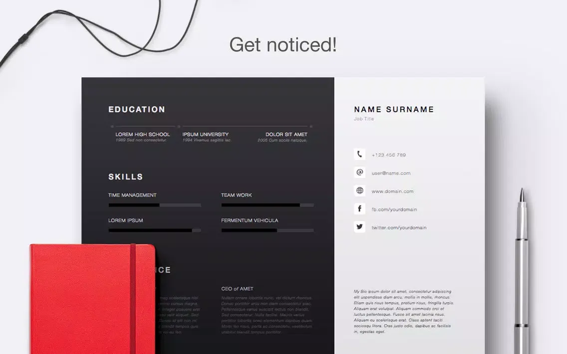 تصاویر Resume & CV Lab - Templates