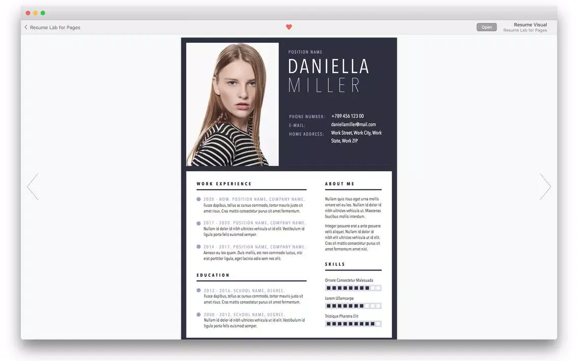 تصاویر Resume & CV Lab - Templates
