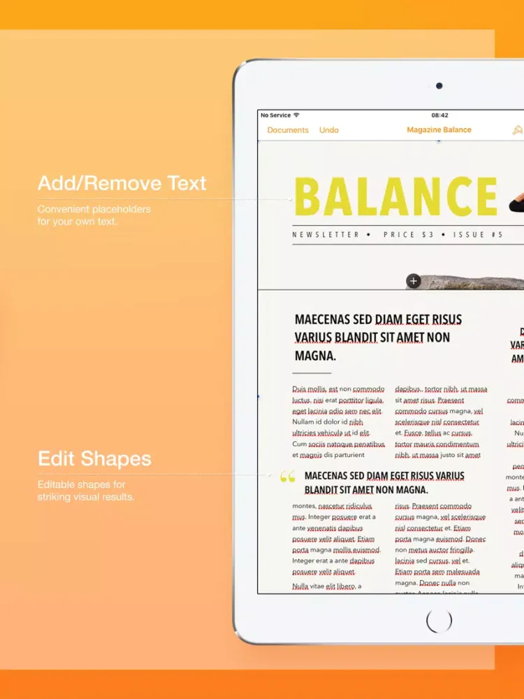 Toolbox for Pages iPad  Screenshots