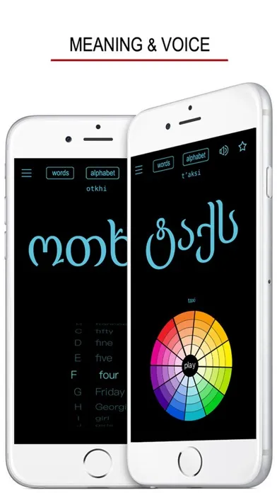 Capturas de pantalla de Georgian Words & Writing
