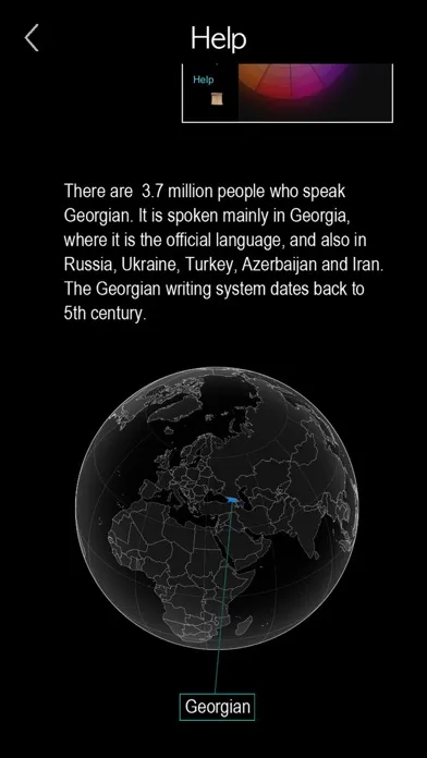 Capturas de pantalla de Georgian Words & Writing