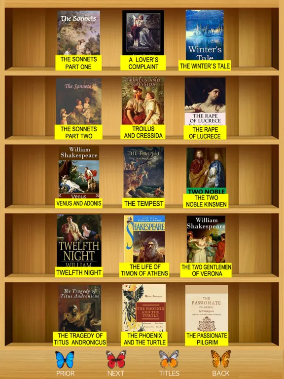 Tangkapan layar Shakespeare - Complete Search iPad 