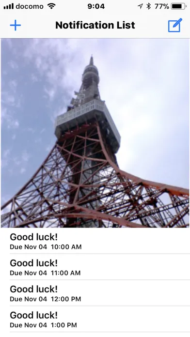WatchAfication, TimeSignal app スクリーンショット