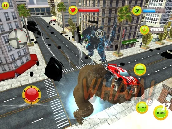 Captures d'écran de Giant Gorilla Kong City Attack iPad 