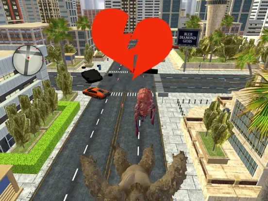 Captures d'écran de Giant Gorilla Kong City Attack iPad 