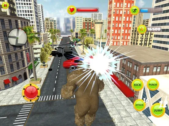 Captures d'écran de Giant Gorilla Kong City Attack iPad 