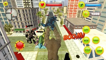 Captures d'écran de Giant Gorilla Kong City Attack