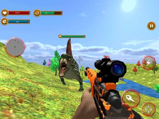 Screenshot di Real Dino Hunter : Hunting 3D iPad 