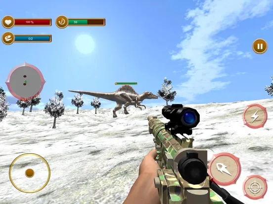 Screenshot di Real Dino Hunter : Hunting 3D iPad 