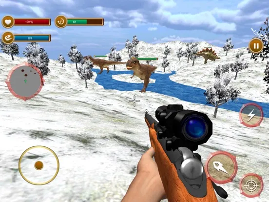 Screenshot di Real Dino Hunter : Hunting 3D iPad 