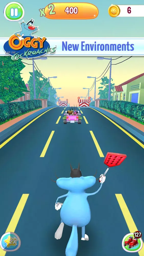 Oggy 3D Run 스크린샷