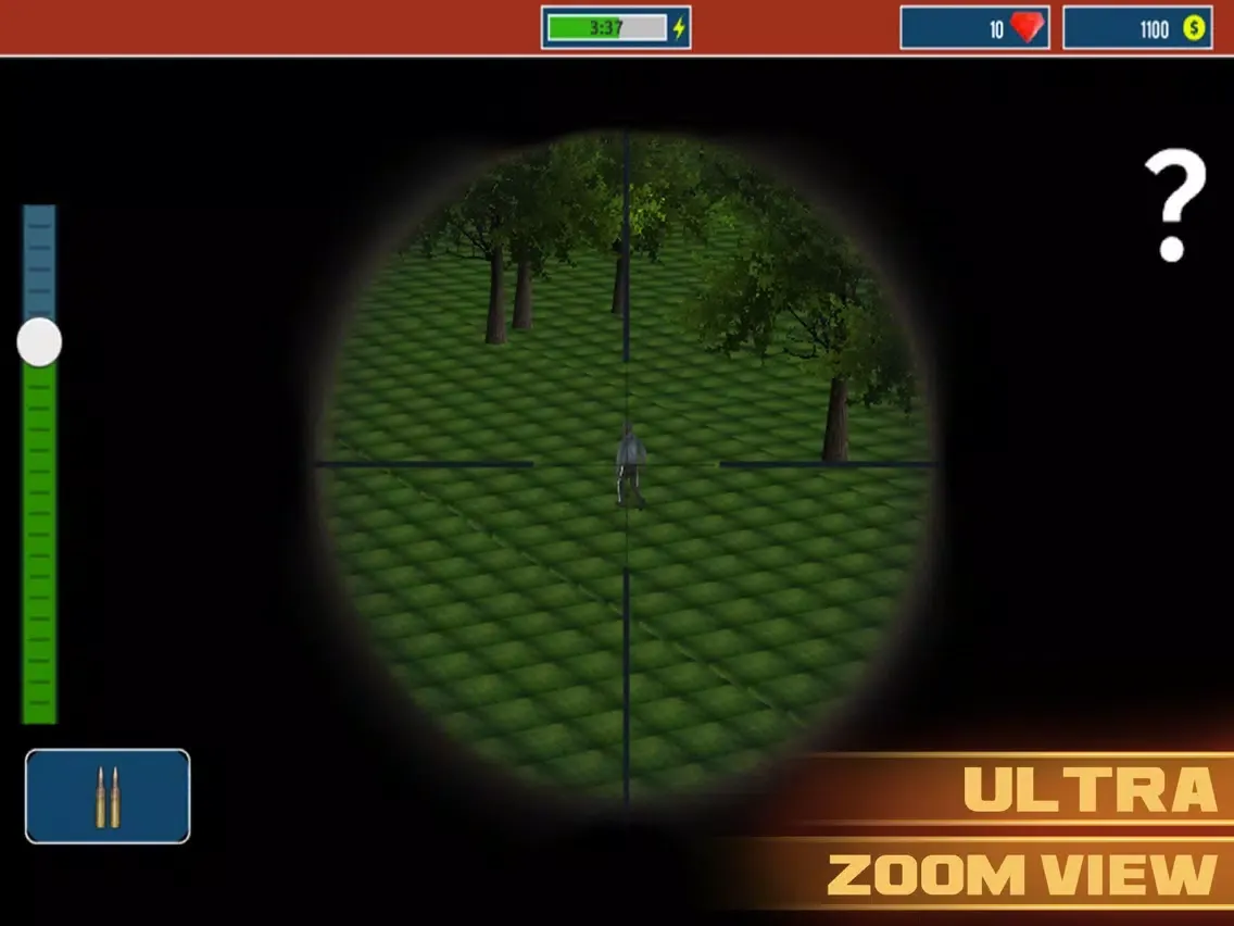 Zrzuty ekranu Jungle Sniper Secret Mission : Shooting Games iPad 