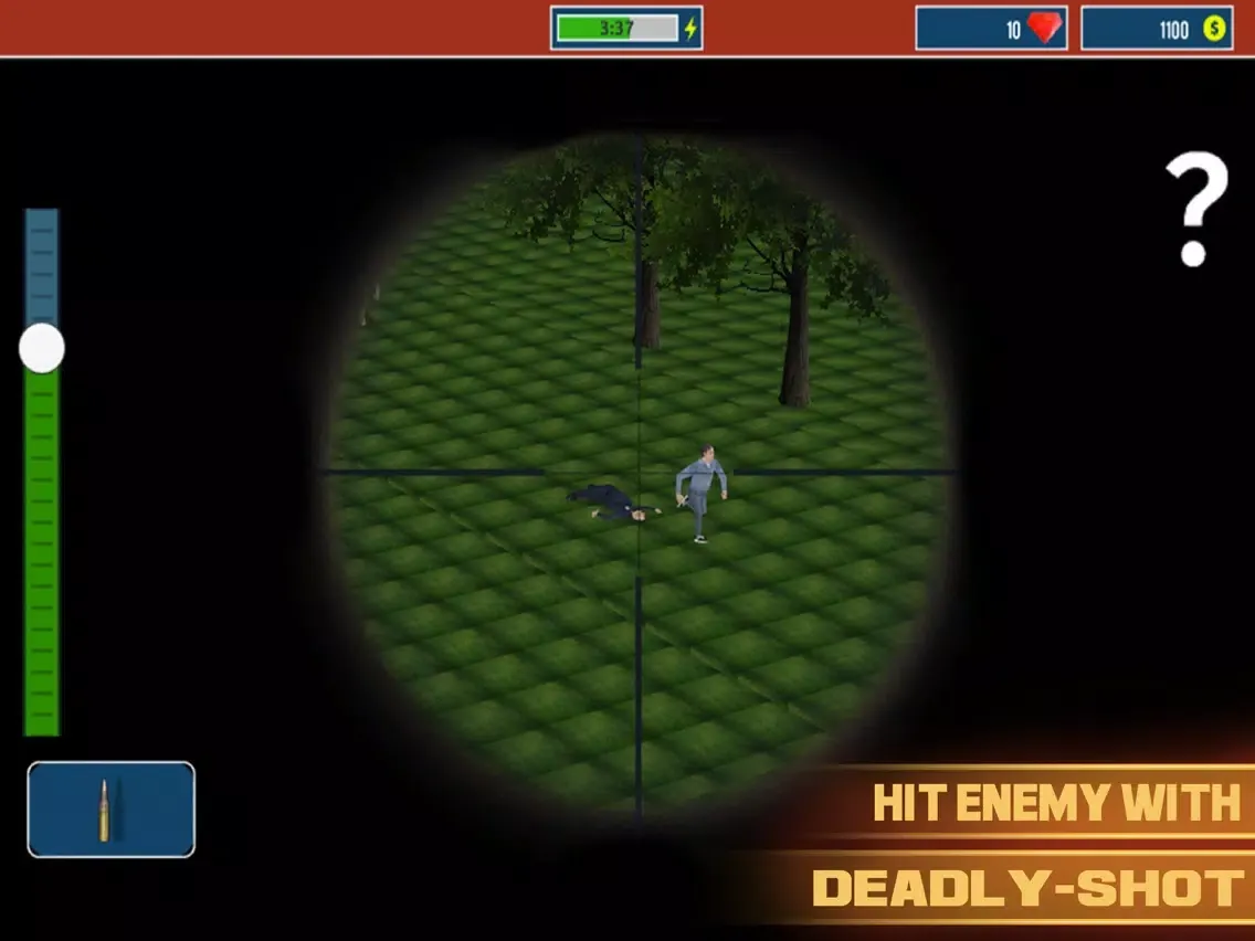 Zrzuty ekranu Jungle Sniper Secret Mission : Shooting Games iPad 