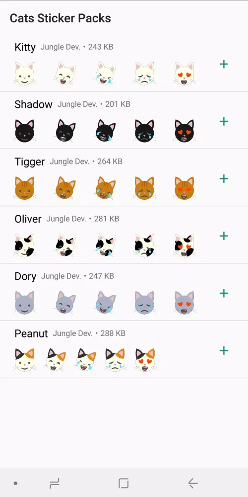 Cat Stickers WAStickerApps स्क्रीनशॉट