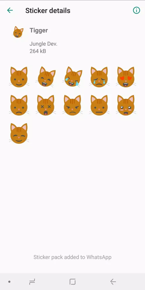Cat Stickers WAStickerApps स्क्रीनशॉट