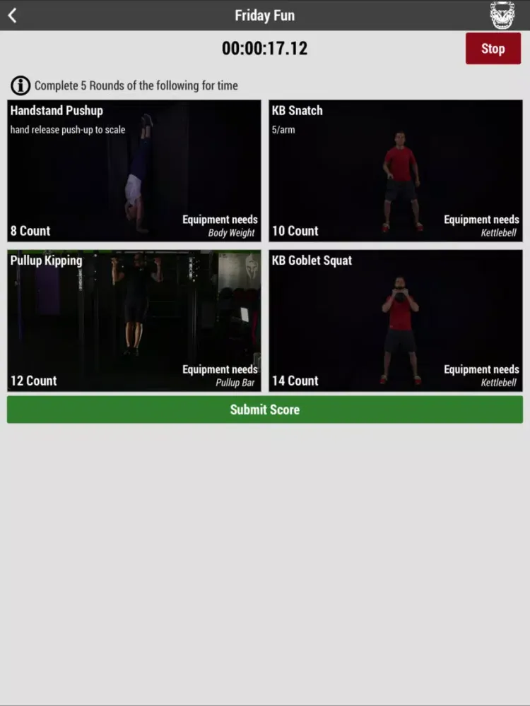 Capturas de pantalla de Jungle Gym WOD iPad 