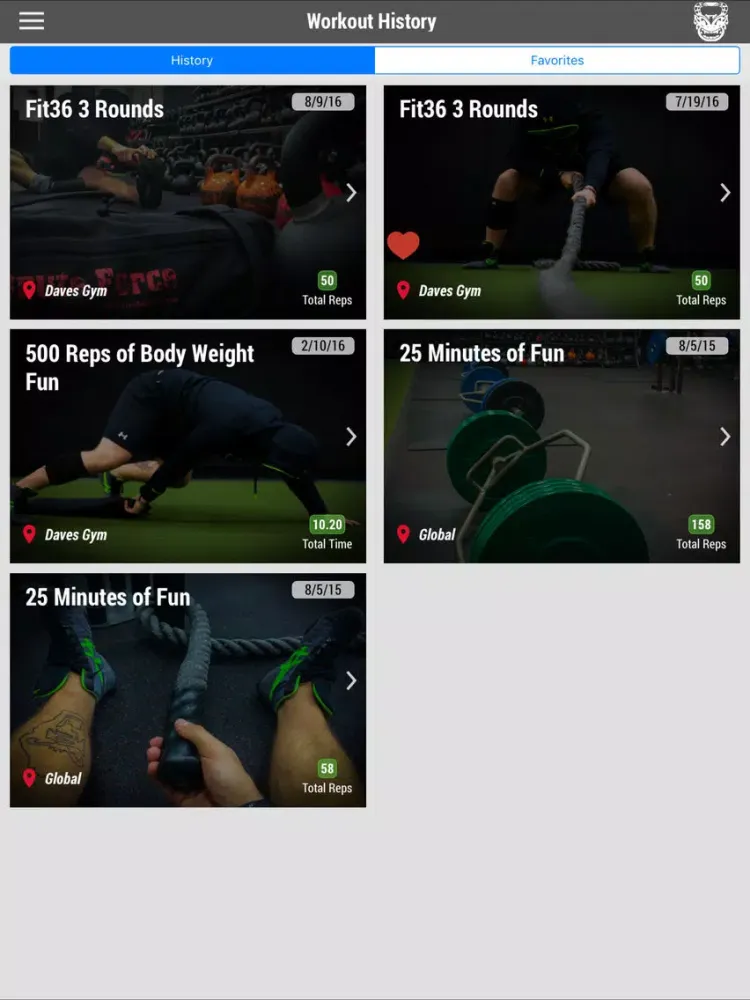 Capturas de pantalla de Jungle Gym WOD iPad 
