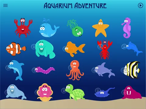 تصاویر Toddler Aquarium Puzzle Free: Fish sticker book iPad 