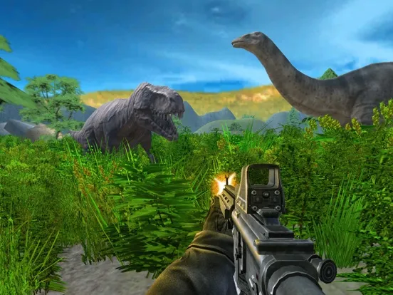 Tangkapan layar Jungle Dinosaur Hunter 3D iPad 