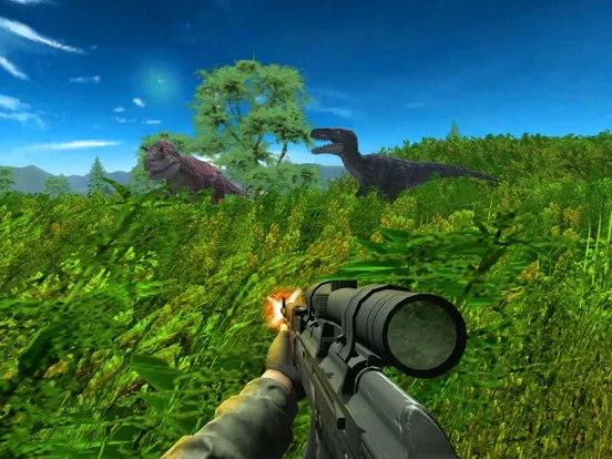 Tangkapan layar Jungle Dinosaur Hunter 3D iPad 