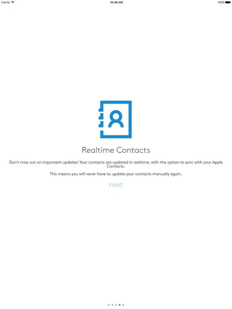 Captures d'écran de Contact - Exchange contact information with a scan iPad 