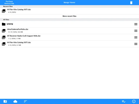 Manga Viewer - CBZ(CBR) Reader iPad  स्क्रीनशॉट