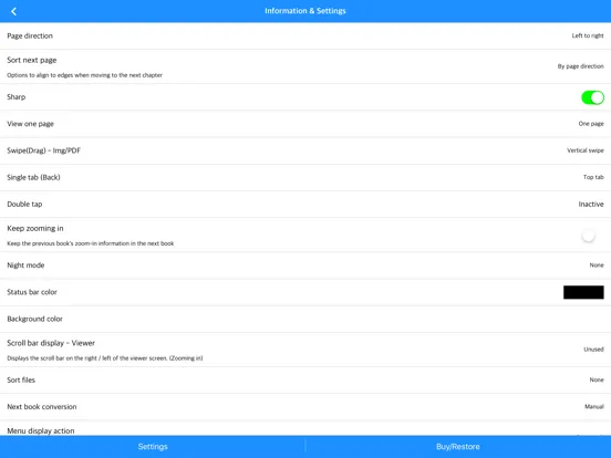 Manga Viewer - CBZ(CBR) Reader iPad  स्क्रीनशॉट
