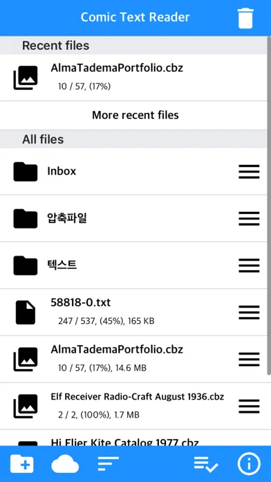 ภาพหน้าจอของ Komi Reader - TXT & PDF