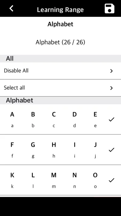 Alphabet Listening and Writing স্ক্রিনশট