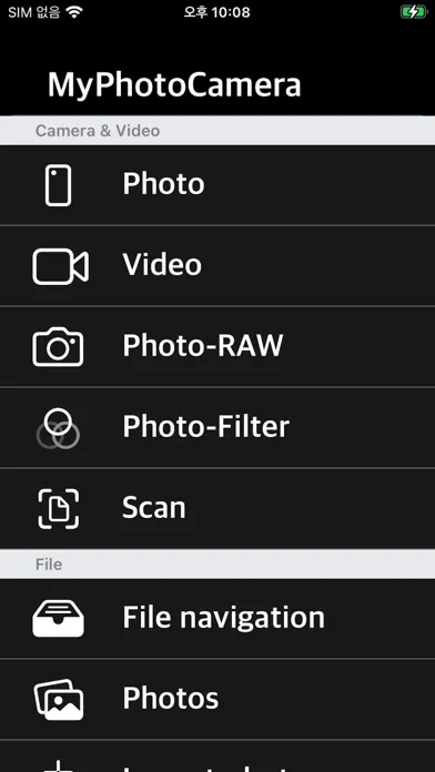 MyPhotoCamera Ekran Görüntüleri