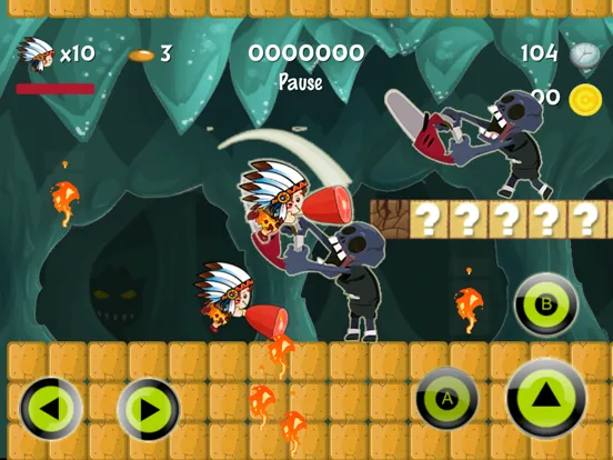 Скриншоты Super Neanderthal : The Heroes Of Run World Game iPad 