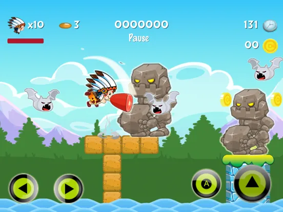Скриншоты Super Neanderthal : The Heroes Of Run World Game iPad 