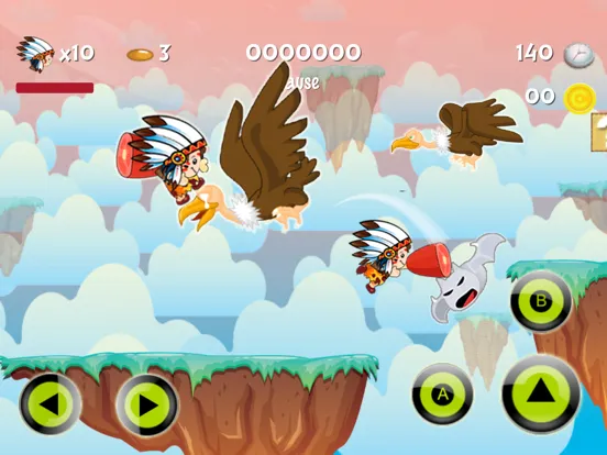 Скриншоты Super Neanderthal : The Heroes Of Run World Game iPad 