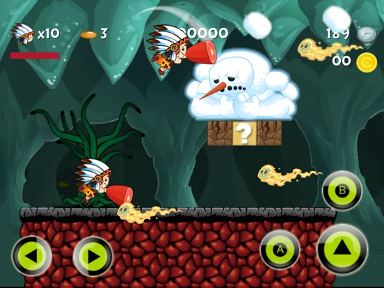 Скриншоты Super Neanderthal : The Heroes Of Run World Game iPad 