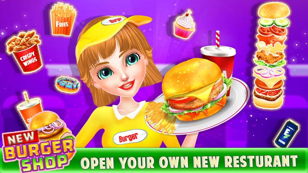 My Burger Shop - Fast Foods Ekran Görüntüleri