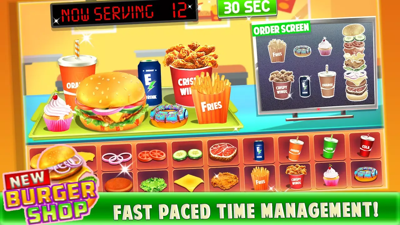 My Burger Shop - Fast Foods Ekran Görüntüleri