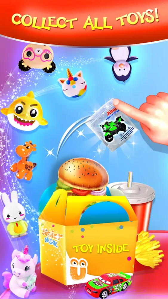 Captures d'écran de Happy Kids Meal - Burger Game