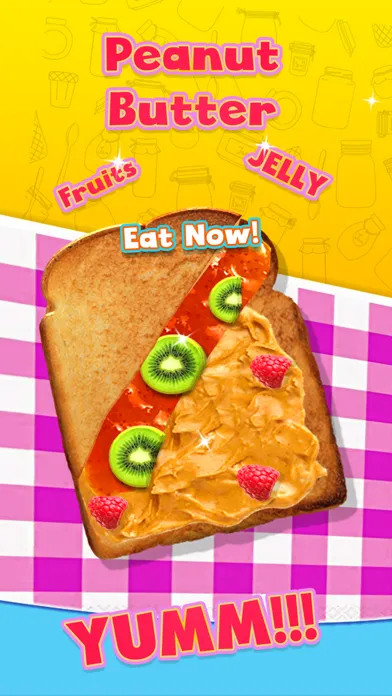 Tangkapan skrin Peanut Butter Jelly Sandwich