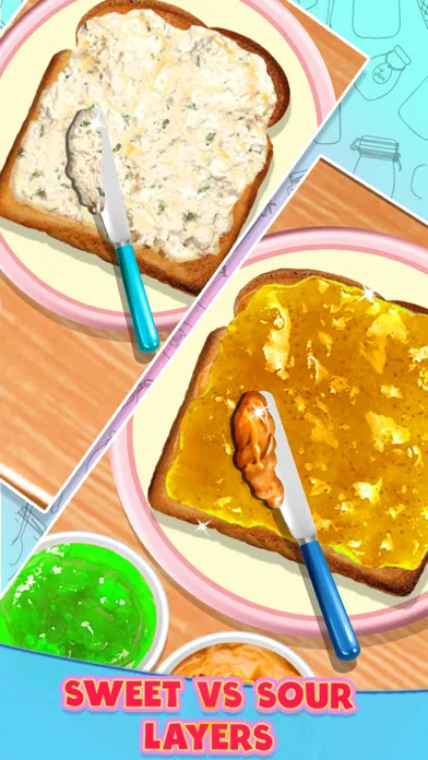 Tangkapan skrin Peanut Butter Jelly Sandwich