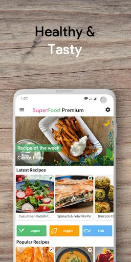SuperFood - Healthy Recipes Screenshots