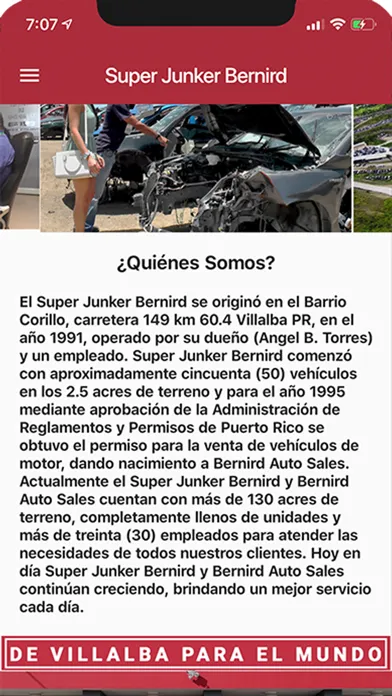 Tangkapan skrin Junker Bernird Mobile